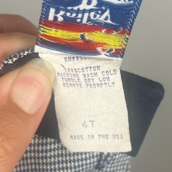 Vintage the Bailey boys reversible John John pumpkin patch and dinosaur 4T - Picture 9 of 9